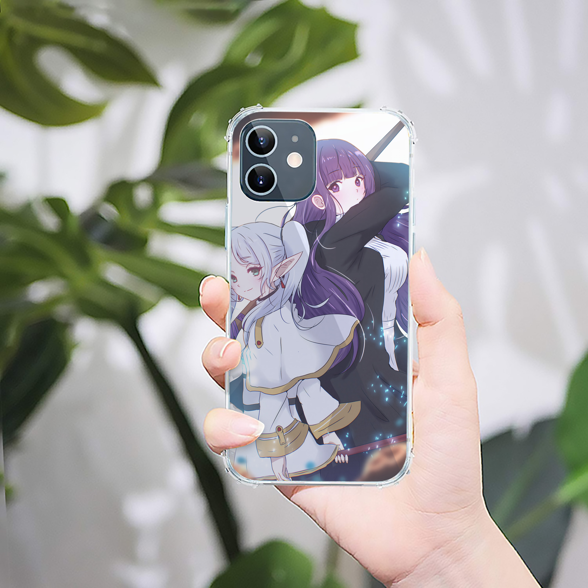 （画像用） 葬送のフリーレン Frieren 【iPhone 12シリーズ対応】透明スマホケース（クリアソフトケース）